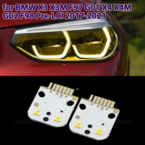 Scheda led drl gialla - led, per